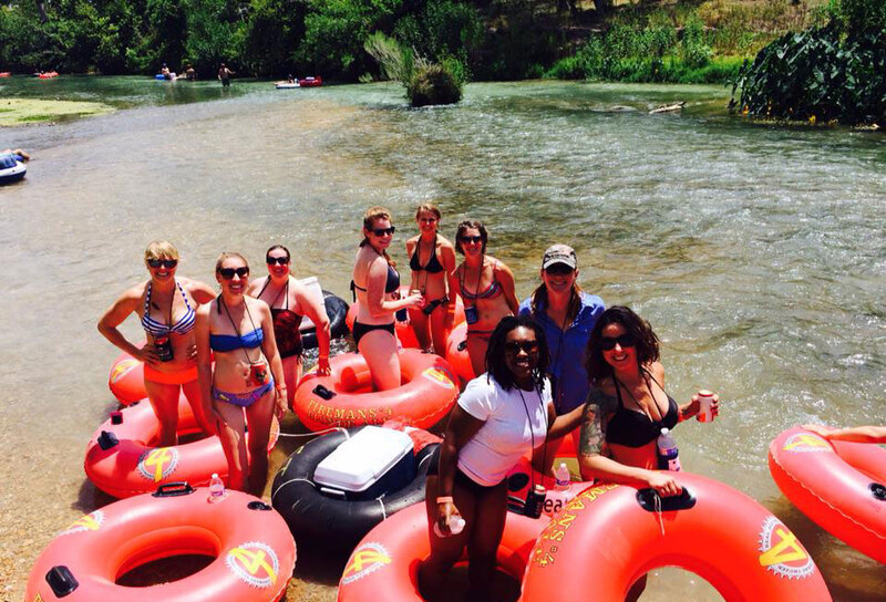 Bachelorette party on the river